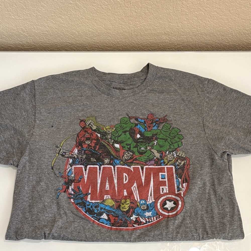 Marvel Heroes Gray T-Shirt